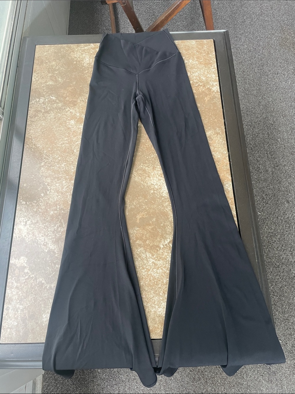 Offline by aerie Real Me Super Flare Black Leggings XS